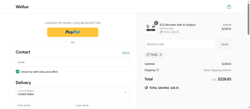 Take up to 25% Off at Wellue - Save on Pulse Oximeter